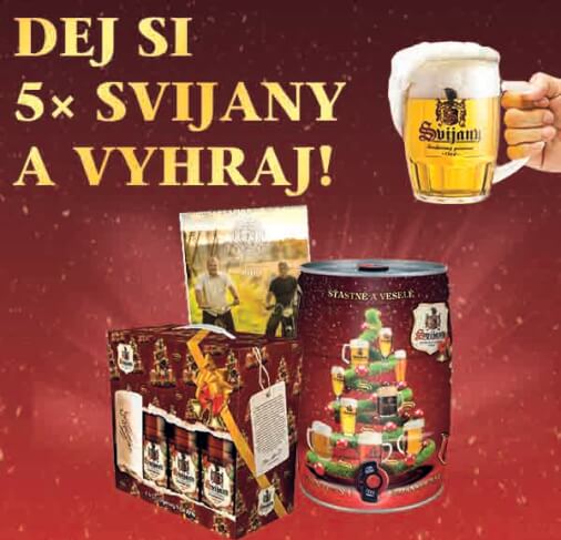 Vánoční soutěž ,,Dej si 5x Svijany a vyhraj,,