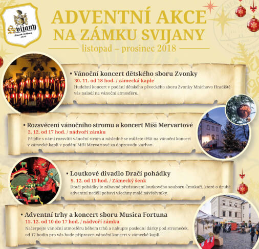 Adventní akce na Zámku Svijany