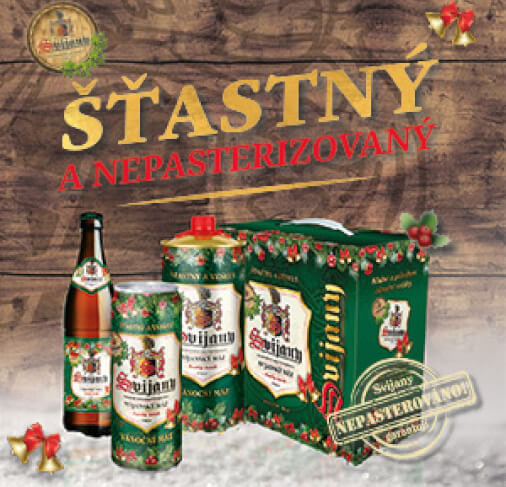 Pivovar Svijany uvádí na trh vánoční balení piva