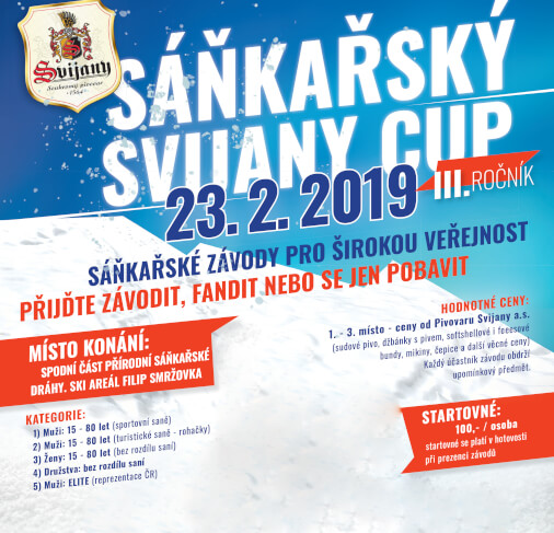 Sáňkářský Svijany Cup ve Smržovce