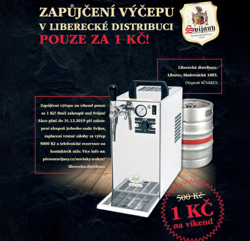 Prosinec - měsíc čepovaného piva v liberecké distribuci