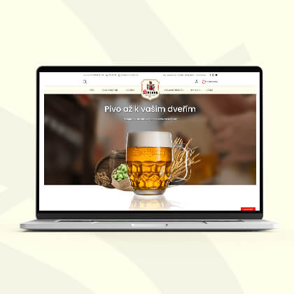E-shop pivovaru