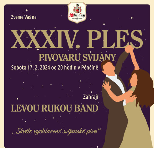 34. Ples Pivovaru Svijany v Pěnčíně