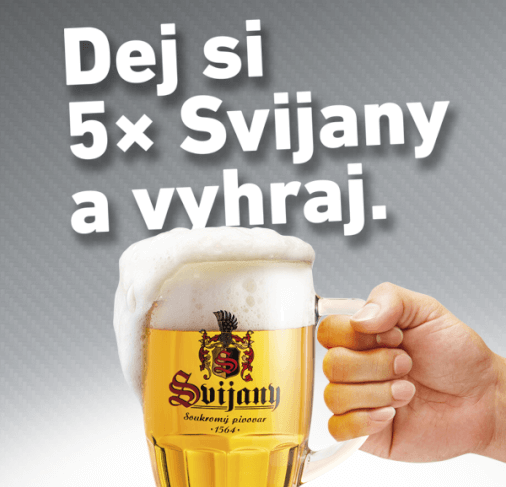 Dej si 5 x Svijany a vyhraj