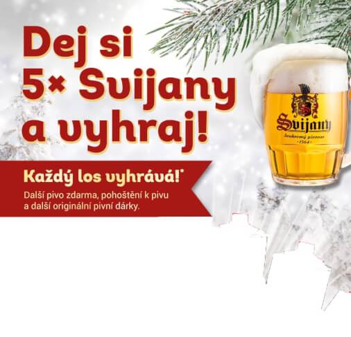 Dej si 5x Svijany a vyhraj!